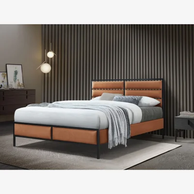 The Range Venice Tan Bed Frame - Double - Tan