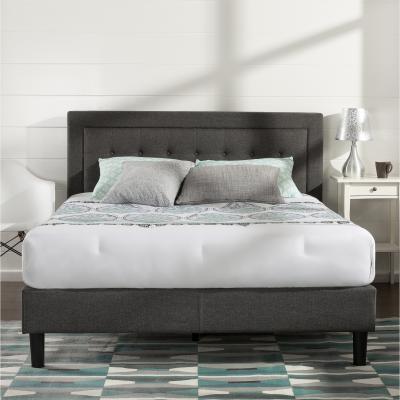 The Range Dachelle Upholstered Bed Frame - Dark Grey