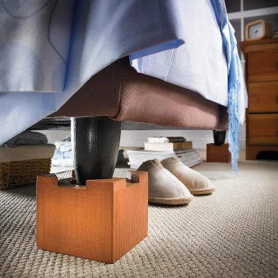 The Range Wooden Bed Risers - Brown / 2.25kg