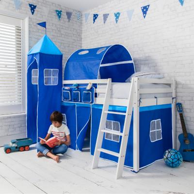 The Range Moro Cabin Bed in White and Blue Package - White / Brilliant Blue Package