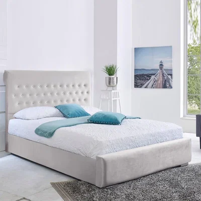 The Range Berlin Bed Frame - Silver / Small Double