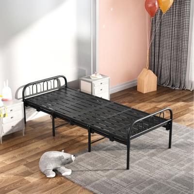 The Range Portable Metal Frame Folding Bed - Black