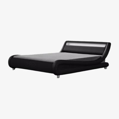 The Range Galaxy LED Bed Frame - Black