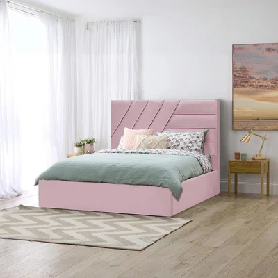 The Range Eleonora  Bed Frame - Pink / King