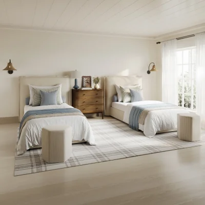 The Range Sunday Ivory Single Bed  - Ivory