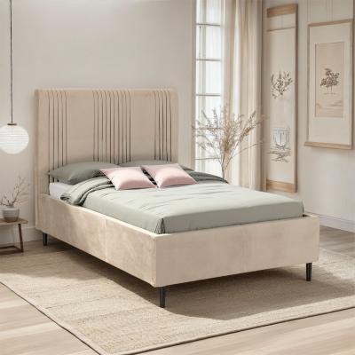 The Range Maine 4'6" (Double) Bed - Taupe