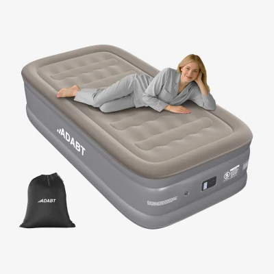 The Range ADABT Luxury Air Bed with Built-in Pump - Grey / 191cm