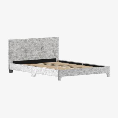 The Range Victoria Fabric Bed - Oyster Velvet / 27kg