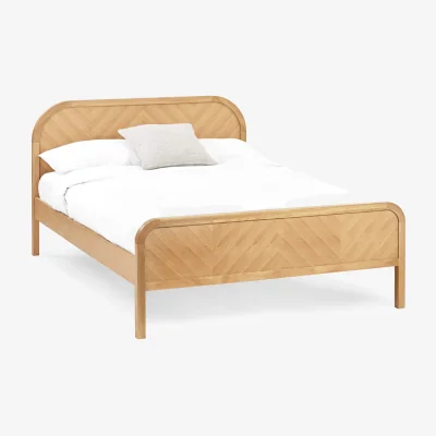 The Range Milo Bed Frame - Soild Oak / King