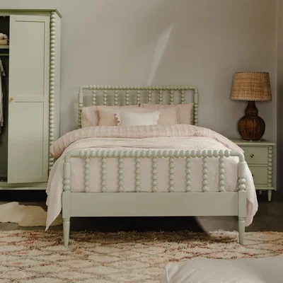 The Range Cromwell Bobbin Bed - Pale Olive