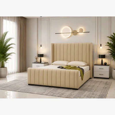 The Range California bed frame - Beige