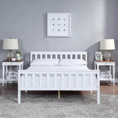 The Range White Wooden King Size Bed Frame - White