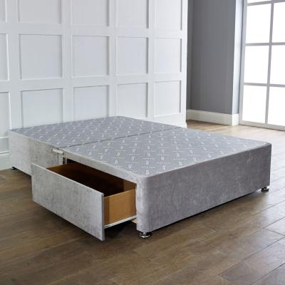 The Range Divan Reinforced Bed Base  - Grey