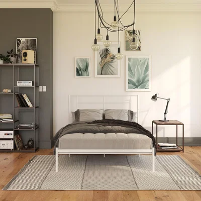 The Range Jensen Metal Bed - White / Double
