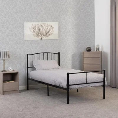 The Range Newton 3' Single Bed - Black