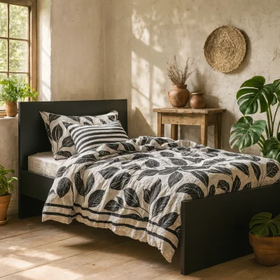 The Range Budapest 3ft Single Matt Wooden Bed Frame - Black