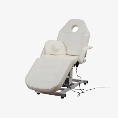 The Range Lifeideas Beauty Salon Bed with Motorized Height Control - White