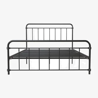 The Range Wallace Metal Bed - Black / King