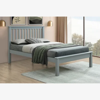 The Range Shaker Grey Wooden Bed Frame - Double - Grey