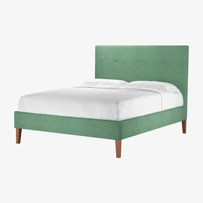 Sofa.com Avery 130cm King Bed in Celadon Easy Cotton