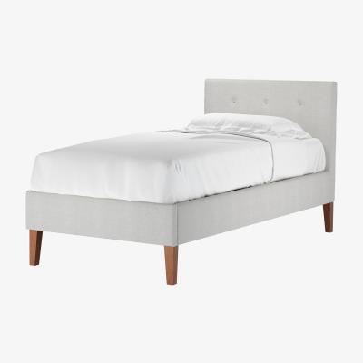 Sofa.com Avery 100cm King Bed in Skyfall Cotton Matt Velvet
