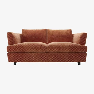 Sofa.com Lars 2.5 Seat Sofa bed in Pomegranate Bubble Velvet