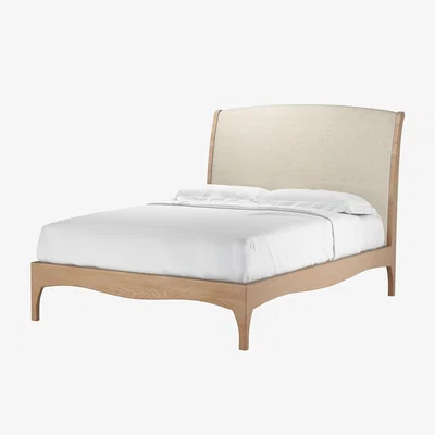 Sofa.com Emilia Double Bed in Jasmine Silky Jacquard Weave