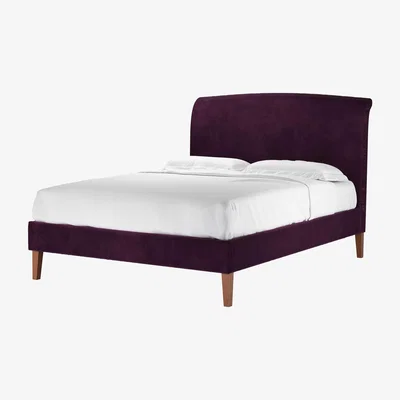Sofa.com Thea King Bed in Damson Smart Velvet