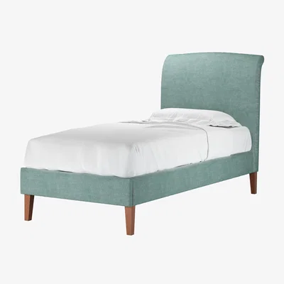 Sofa.com Thea Single Bed in Sea Spray Aquaclean Clever Chenille