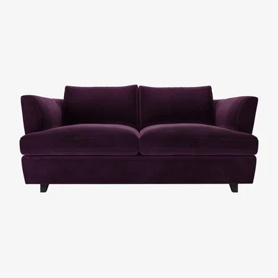 Sofa.com Lars 2.5 Seat Sofa bed in Damson Smart Velvet
