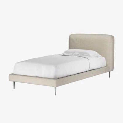 Sofa.com Lucy Single Bed in Jasmine Silky Jacquard Weave
