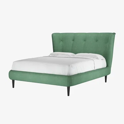 Sofa.com Audrey King Bed in Celadon Easy Cotton