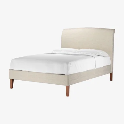 Sofa.com Thea Double Bed in Jasmine Silky Jacquard Weave