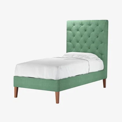 Sofa.com Rosalie 150cm Single Bed in Celadon Easy Cotton