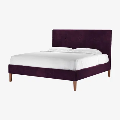 Sofa.com Avery 130cm Super King Bed in Damson Smart Velvet