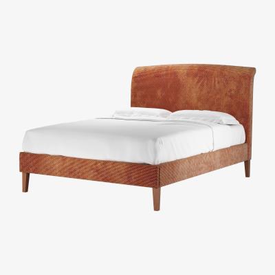 Sofa.com Thea King Bed in Pomegranate Bubble Velvet