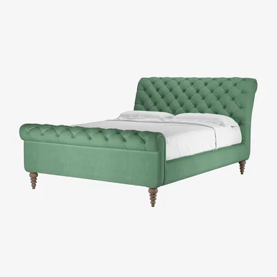 Sofa.com Knightsbridge King Bed in Celadon Easy Cotton