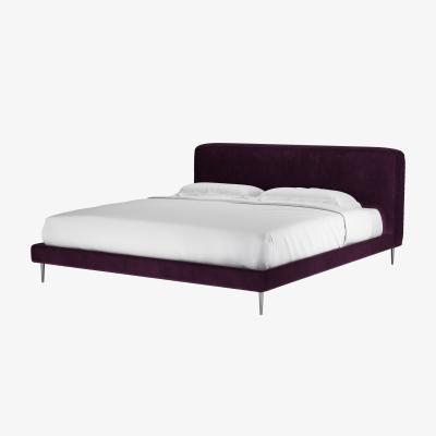 Sofa.com Lucy Super King Bed in Damson Smart Velvet