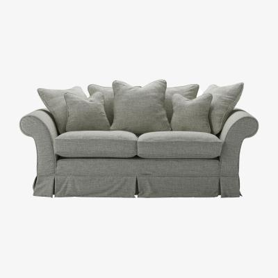 Sofa.com Aspen Scatter Back 3 Seat Sofa Bed in Grey Marl Highland Tweed - sofa.com