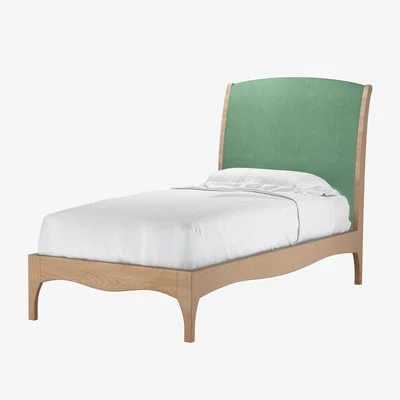 Sofa.com Emilia Single Bed in Celadon Easy Cotton