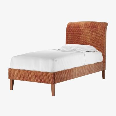 Sofa.com Thea Single Bed in Pomegranate Bubble Velvet
