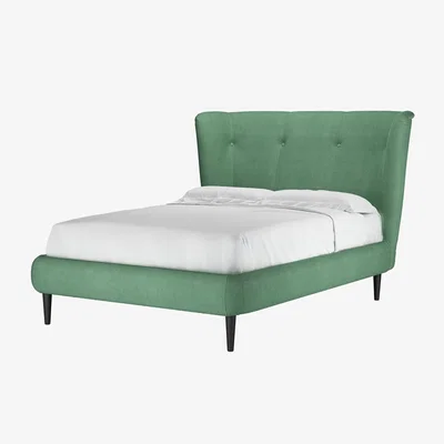 Sofa.com Audrey Double Bed in Celadon Easy Cotton