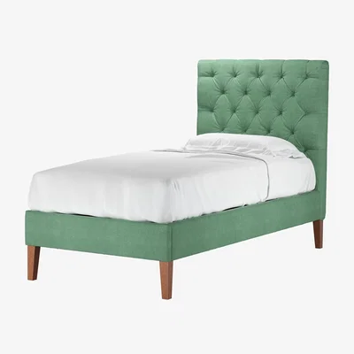 Sofa.com Rosalie 130cm Single Bed in Celadon Easy Cotton