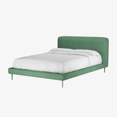 Sofa.com Lucy Double Bed in Celadon Easy Cotton