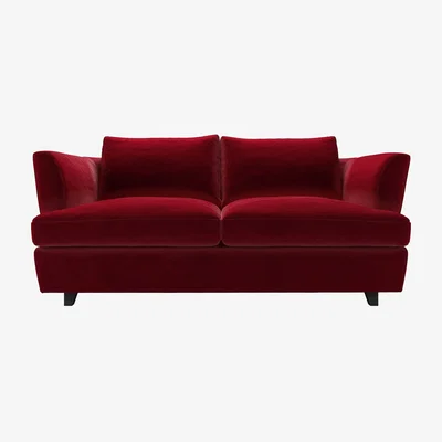 Sofa.com Lars 2.5 Seat Sofa bed in Malbec Cotton Matt Velvet