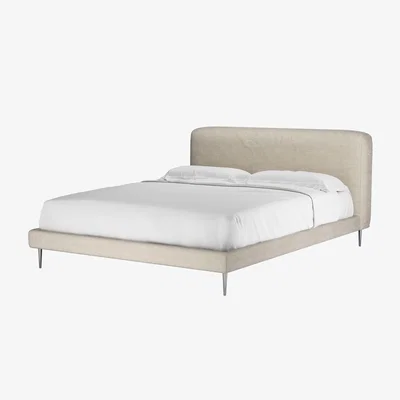 Sofa.com Lucy King Bed in Jasmine Silky Jacquard Weave