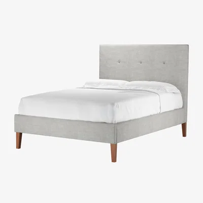 Sofa.com Avery 130cm Double Bed in Fog Aquaclean Clever Chenille