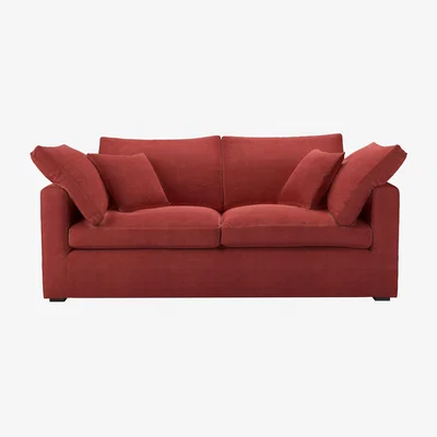 Sofa.com Long Island Slim 2.5 Seat Sofa bed in Indian Summer Easy Cotton