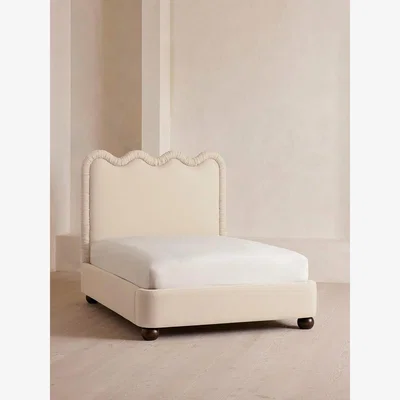 Soho Home Tristan Bed, Emperor, Linen, Bisque