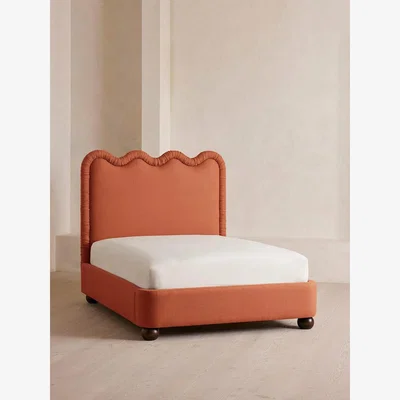 Soho Home Tristan Bed, Emperor, Linen, Antique Rose